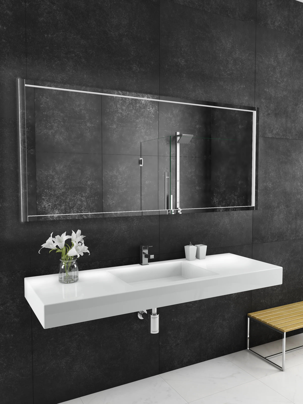70 x 32 LED Lighted Mirror G665
