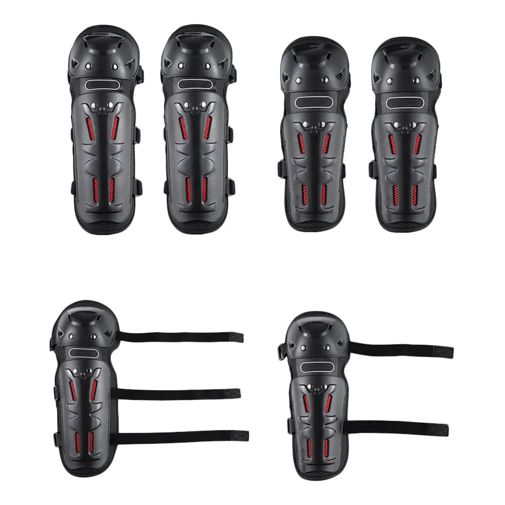 4PCs Cycling Knee Brace and Elbow Guards Protective Pads N38728