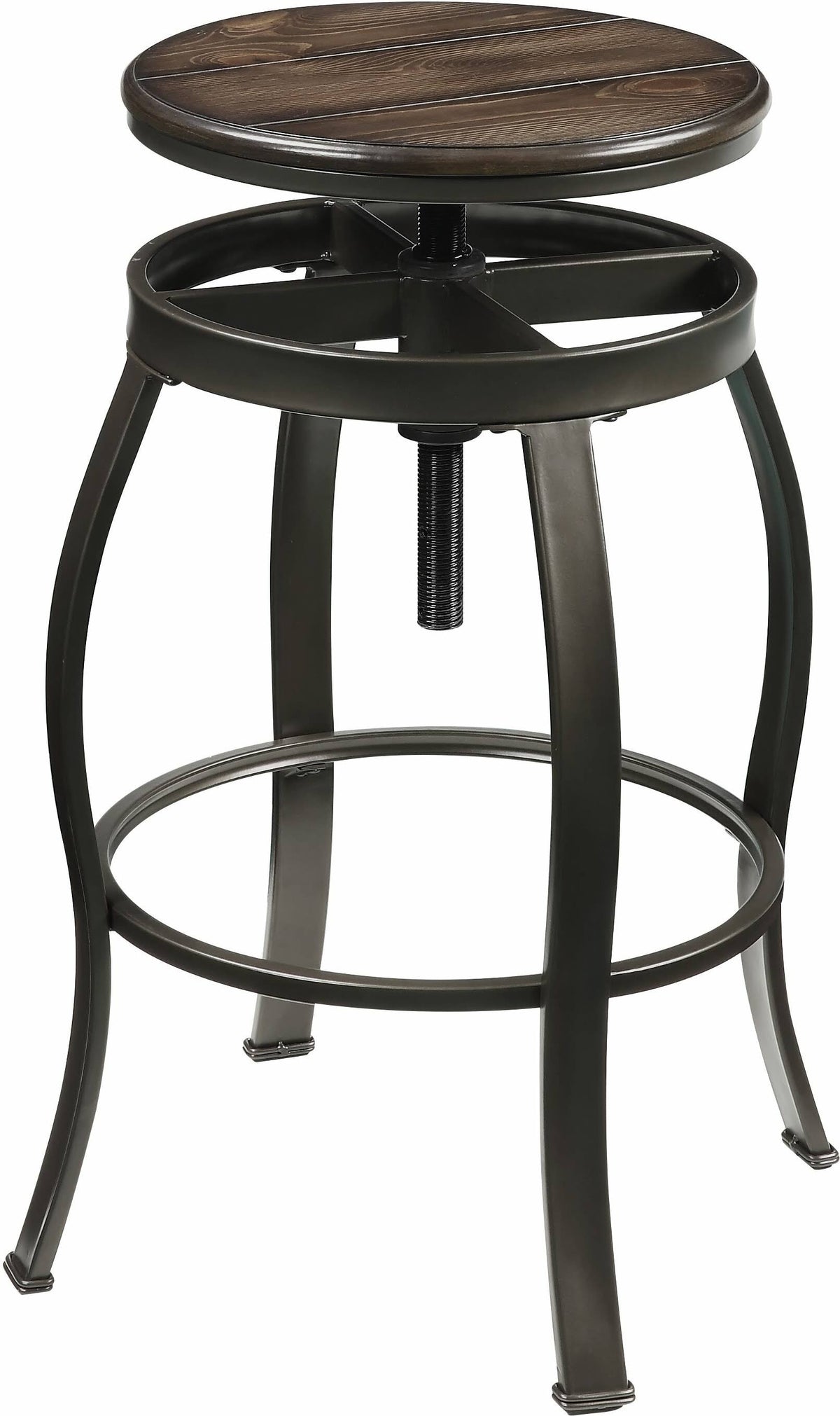 Walnut Sandy Black 3PC Bar Set Q2480