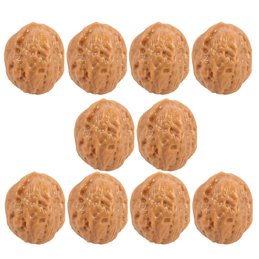 10 Pcs Dollhouse Miniature Food Play Empty Cup Water Model Accessories Walnuts M25657