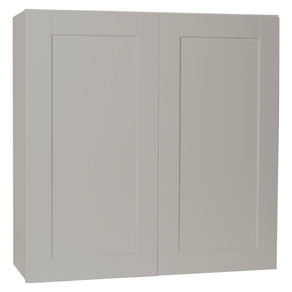 Shaker Assembled Wall Kitchen Cabinet in Dove Gray S790