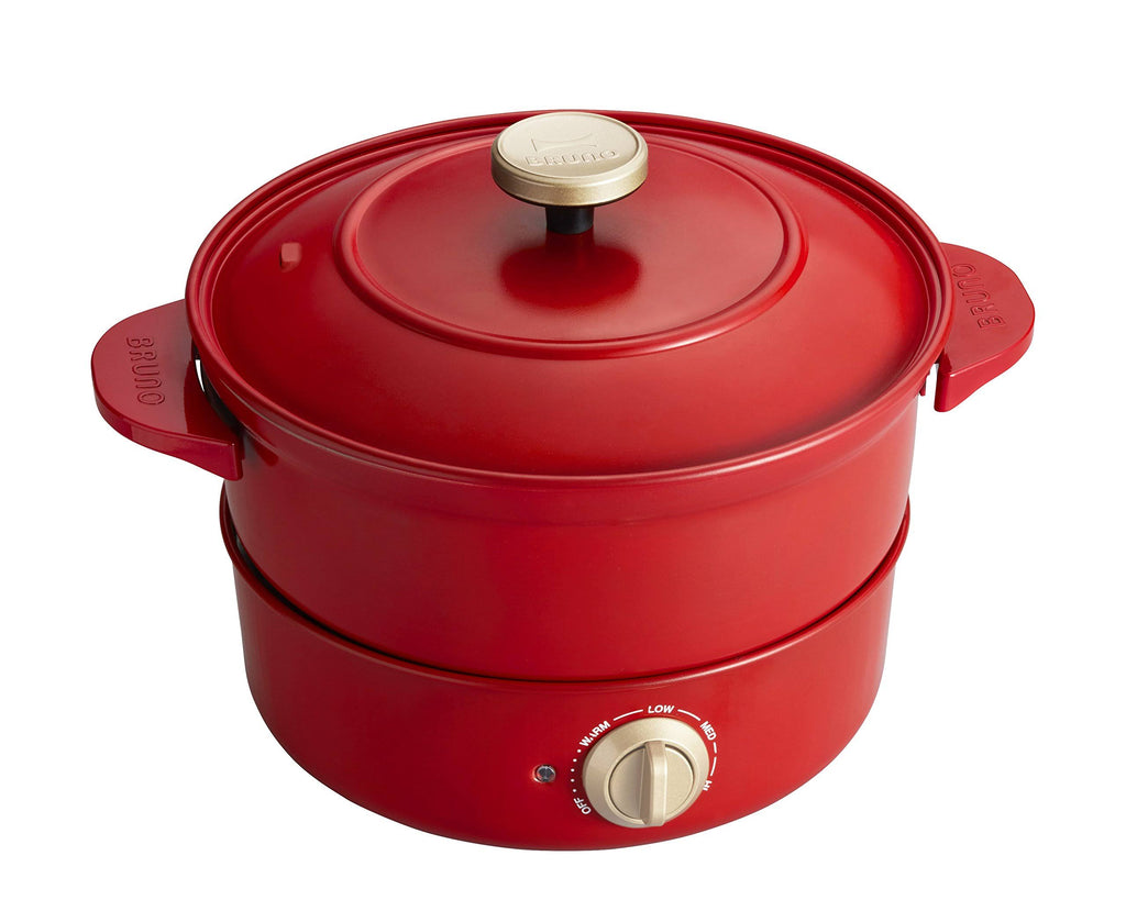 Red Electric Grill Pot B205