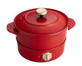 Red Electric Grill Pot B205