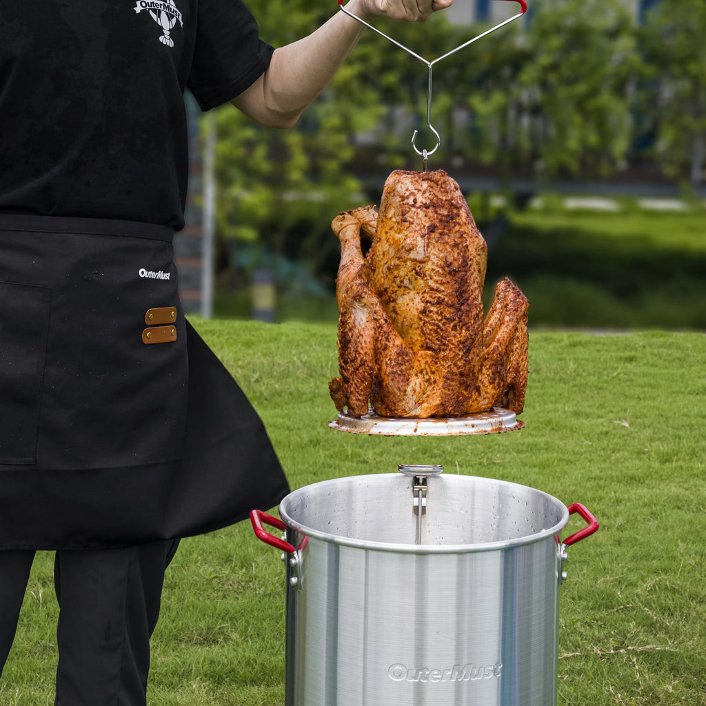30 QT Turkey Fryer with Basket and Burner Set L809