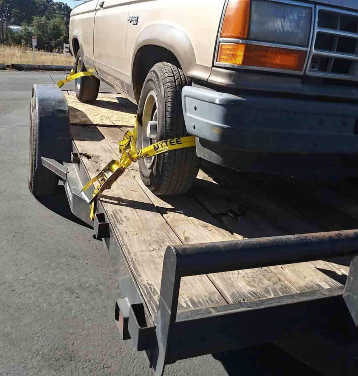 4 Pack 2 x 10' Car Tie Down Ratchet Strap with Flat Hook B9229