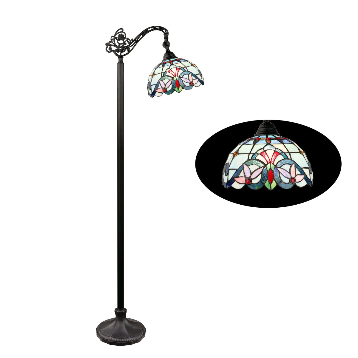 Dark Bronze 1-Light Floor Lamp M476623