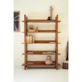 Mango Wood Bookshelf with Teak Finish R171