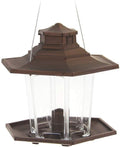 Brown Gazebo Wild Bird Feeder C851185