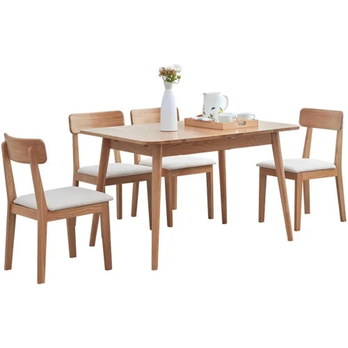 Solid Oak Telescopic Dining Table 1.2-1.6M C90282