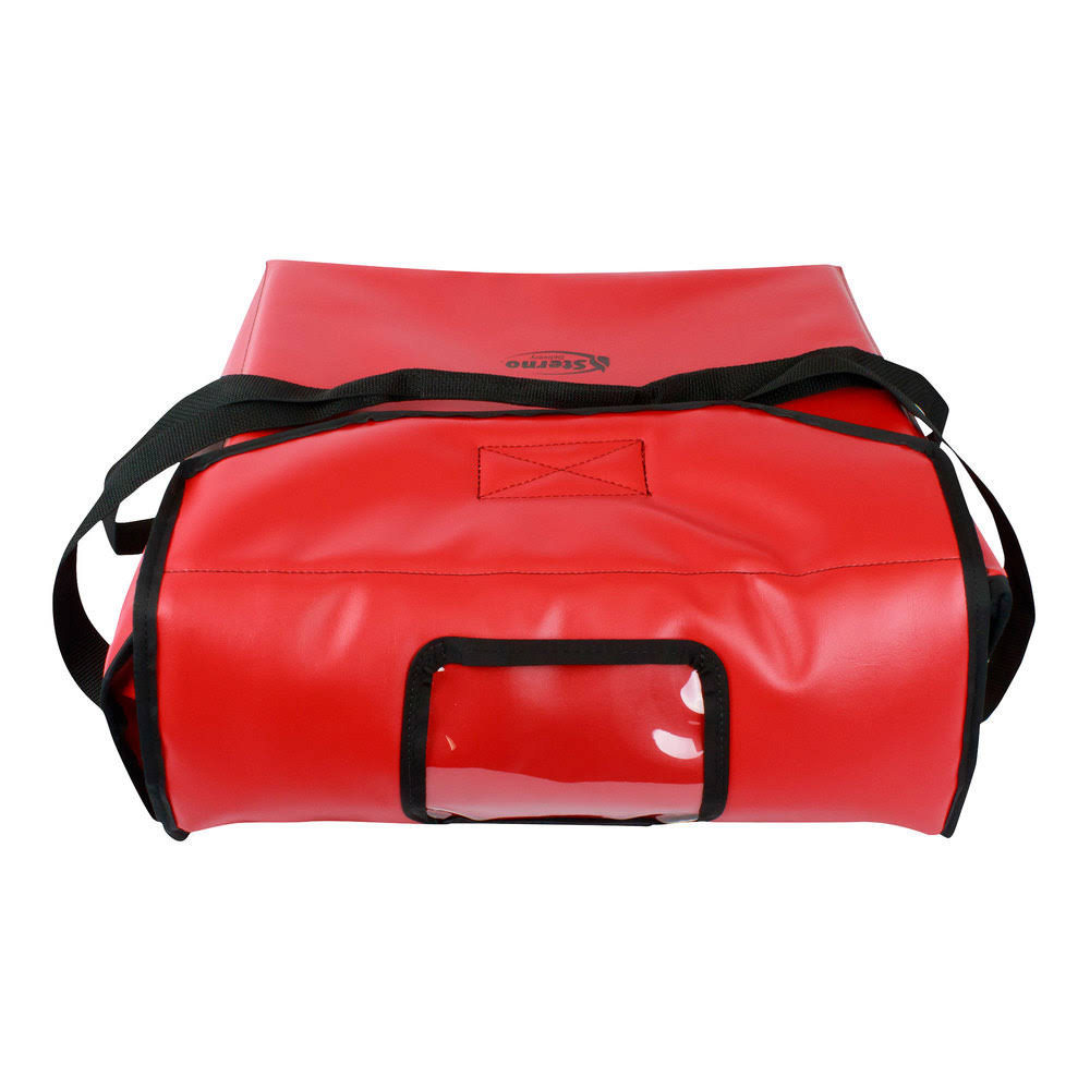 Red Insulated Vinyl Pizza Carrier O7872