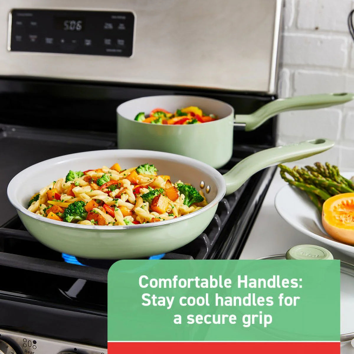 2-Piece Ceramic Fry Pan Set H208312