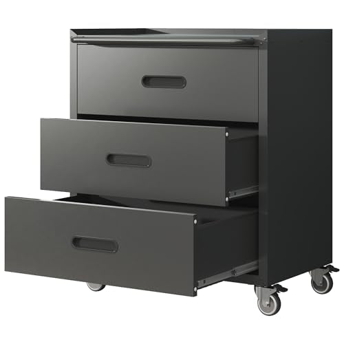 Metal Garage Storage Cabinet with Wheels D5547