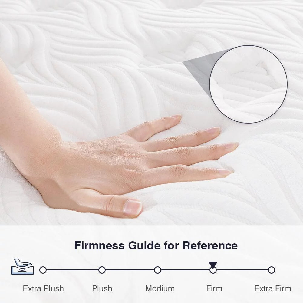 Queen Size 12-Inch Hybrid Memory Foam Innerspring Mattress P981558