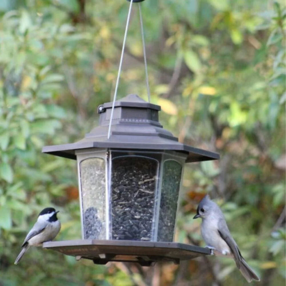 Brown Gazebo Wild Bird Feeder C851185